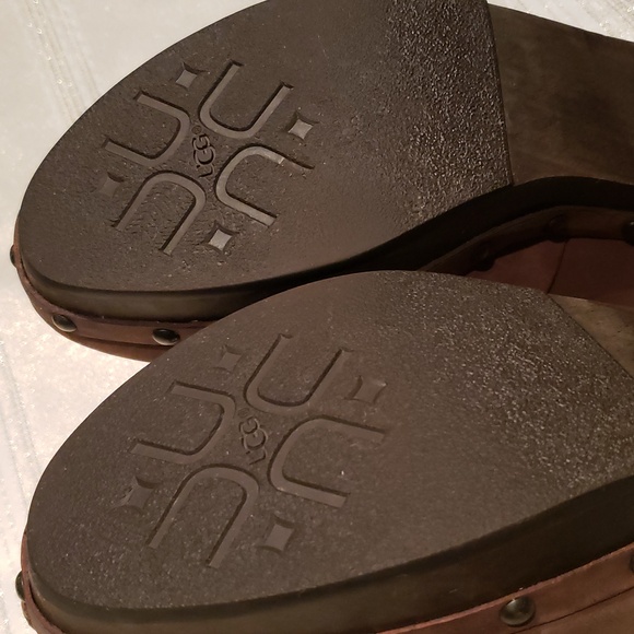 UGG Genuine Shearling Platform Clogs KASSI Women's 10 - Picture 14 of 17